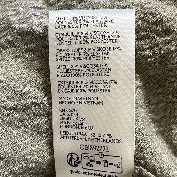 NWOT Free People It Takes Two Lace Babydoll Top - Picture 11 of 12